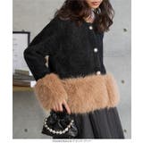 ファードッキング金ボタンニットジャケットコート ファードッキング 金ボタン | KOBE LETTUCE | 詳細画像3