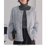 ブークレボアニットジャケット ブークレ ボア | KOBE LETTUCE | 詳細画像10 