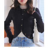 裾ラウンドポロカーディガン［N1305］ 裾ラウンド ポロカーディガン | KOBE LETTUCE | 詳細画像8 