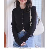 裾ラウンドポロカーディガン［N1305］ 裾ラウンド ポロカーディガン | KOBE LETTUCE | 詳細画像9 