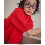 ケーブルスリーブペプラムニットトップス［N1312］ ペプラムトップス ニット | KOBE LETTUCE | 詳細画像2 