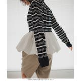 バルーンドッキングニットポロ［N1314］ ペプラムトップス ニット | KOBE LETTUCE | 詳細画像5 