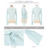 ショート丈シアーポロニット［N1315］ ショート丈 シアー | KOBE LETTUCE | 詳細画像10 