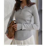 ヘンリーネックリブニットトップス［N1321］ | KOBE LETTUCE | 詳細画像5 