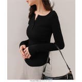 ヘンリーネックリブニットトップス［N1321］ | KOBE LETTUCE | 詳細画像8 