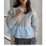 フリルドッキングニットカーディガン［N1322］ | KOBE LETTUCE | 詳細画像6 