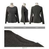 リブペプラムニット［N1324］ ペプラムニット トップス | KOBE LETTUCE | 詳細画像10 