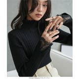 袖口レースリブニット［N1326］ ニット セーター | KOBE LETTUCE | 詳細画像6 