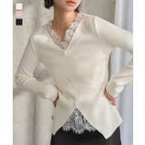 レースドッキングニット［N1330］ | KOBE LETTUCE | 詳細画像1 