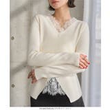 レースドッキングニット［N1330］ | KOBE LETTUCE | 詳細画像8 