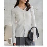 レースリブニットカーディガン［N1332］ | KOBE LETTUCE | 詳細画像3 