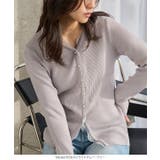 レースリブニットカーディガン［N1332］ | KOBE LETTUCE | 詳細画像7 