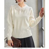 レース襟ニットトップス［N1333］ | KOBE LETTUCE | 詳細画像4 