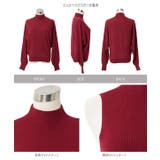 ハイネックニット×ボートネックニットトップス［N1336］ | KOBE LETTUCE | 詳細画像12 