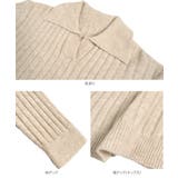 スキッパーニット×ショートパンツセット［N1338］ ニット × | KOBE LETTUCE | 詳細画像11 