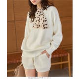 クルーネックニット×ショートパンツ2点セット［N1340］ セットアップ ニット | KOBE LETTUCE | 詳細画像4 