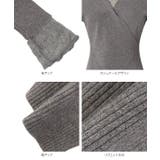 レースレイヤードカシュクールニットトップス［N1341］ ニット カシュクール | KOBE LETTUCE | 詳細画像11 