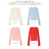 選べる3タイプもっちりリブニットトップス［N1374］リブニット セーター トッ… | KOBE LETTUCE | 詳細画像45 