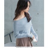 選べる3タイプもっちりリブニットトップス［N1374］リブニット セーター トッ… | KOBE LETTUCE | 詳細画像20 