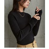 選べる3タイプもっちりリブニットトップス［N1374］リブニット セーター トッ… | KOBE LETTUCE | 詳細画像42 