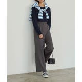 ネイビー | カシミアタッチニット レディース 長袖 | KOBE LETTUCE