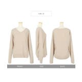 おうちで洗えるカシミアタッチニット［N55FF］ | KOBE LETTUCE | 詳細画像28 