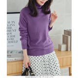 おうちで洗えるカシミアタッチニット［N55FF］ | KOBE LETTUCE | 詳細画像25 