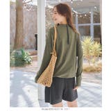 UVカット ラッシュガード 前後2way指穴付き裾ドロストトップス［S214] | KOBE LETTUCE | 詳細画像6 