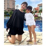 [ 水野佐彩さんコラボ ] 【キッズ】フリルラッシュガード［S217］ | KOBE LETTUCE | 詳細画像14 
