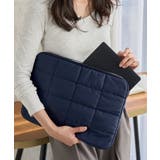 ネイビー | キルティングパソコンケース［J1198］ パソコンケース PCケース | KOBE LETTUCE