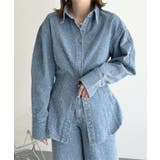 ブルー | ブークレーデニムシャツジャケット［K1438］ デニムシャツ ジャケット | KOBE LETTUCE