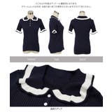 ピコレースポロニットトップス［N1270］ ポロニット トップス | KOBE LETTUCE | 詳細画像17 