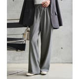 グレー | 選べるサイズ 防シワウエストゴムワイドパンツ［M4366］ シワになりにくい | KOBE LETTUCE