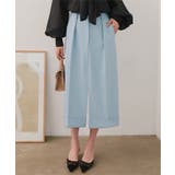 ブルー | スラックススカート［M4368］ スラックススカート レディース | KOBE LETTUCE