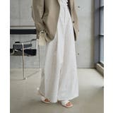 ホワイト | 小花柄ワイドパンツ［M4420］ 小花柄 ワイドパンツ | KOBE LETTUCE