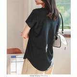 汗じみ防止 UVカット ポケット付きVネックTシャツ | KOBE LETTUCE | 詳細画像18