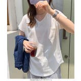 汗じみ防止 UVカット ポケット付きVネックTシャツ | KOBE LETTUCE | 詳細画像8