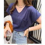 汗じみ防止 UVカット ポケット付きVネックTシャツ | KOBE LETTUCE | 詳細画像14