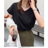 汗じみ防止 UVカット ポケット付きVネックTシャツ | KOBE LETTUCE | 詳細画像16