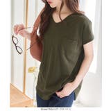 汗じみ防止 UVカット ポケット付きVネックTシャツ | KOBE LETTUCE | 詳細画像11