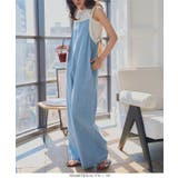 前後2wayデニムオールインワン［E3524］ | KOBE LETTUCE | 詳細画像4 