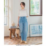 お腹ポッコリ解消カーブデニム［M4066］ | KOBE LETTUCE | 詳細画像12 