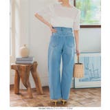 お腹ポッコリ解消カーブデニム［M4066］ | KOBE LETTUCE | 詳細画像14 