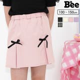 スカート風パンツ リボン ウエストゴム | 子供服Bee | 詳細画像1