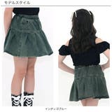 インナーパンツ付きデニムスカート ポケット ミニ丈 | 子供服Bee | 詳細画像3