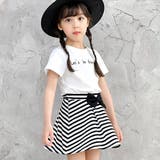 ボーダー柄スカート 子供服 キッズ 女の子 春 夏 秋 韓国子供服 | 子供服Bee | 詳細画像9 