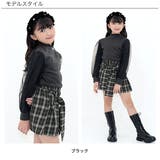 チェックシャツ風スカート ショート丈 ミニ丈 | 子供服Bee | 詳細画像9