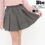 プリーツスカート 薄手 ウエストゴム | 子供服Bee | 詳細画像1 