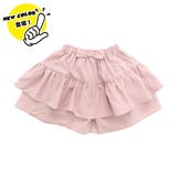ピンク | ショートパンツ フリル リボン | 子供服Bee