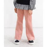 ピンク | 裏起毛フレアパンツ ポケット フレア | 子供服Bee